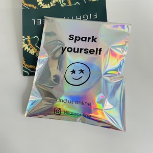 Bolsa de Envío Personalizada con Logotipo Impreso, Reciclable, Holográfica, para Ropa, Embalaje, Envíos Express - Product Image 3
