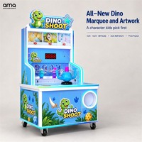 Machine de tir sur le thème des dinosaures, jeu d'arcade avec lumières et sons, construction en bois et acrylique, alimentation 110/220V, jeu de table pleine grandeur pour centres de jeux