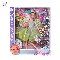 Poupée articulée Chengji de 11,5 pouces, mignonne, en plastique, Princesse, Belle, Fille, pour jeu d'imitation, Mode Enfants, Danseuse, Elfe Emily