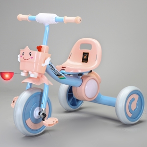 Triciclo para niños de <span class=keywords><strong>moda</strong></span> caliente bicicleta de 3 ruedas neumático de color bicicleta niños equilibrio triciclo andador para bebés - Product Image 4