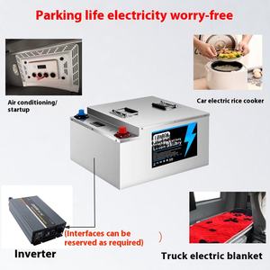 Super puissance 24V 12V Heavy Duty camion démarreur <span class=keywords><strong>Parking</strong></span> climatiseur dédié haute capacité batterie de stockage Lithium fer - Product Image 2