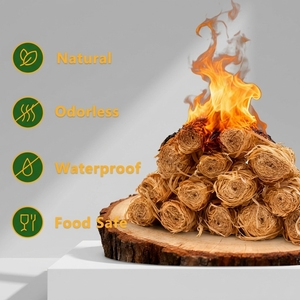 野营木屑点火器，带引火芯，适用于壁炉、户外烧烤，天然点火棒 - Product Image 2