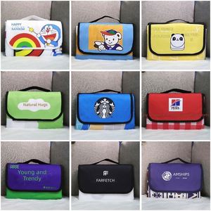 Customized Bohemian Style Washable Waterproof <b>Blanket</b> Outdoor Portable Picnic Mats for <b>Camping</b> Ground - Product Image 3
