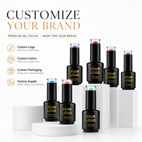 Vernis à ongles en gel UV LED sans HEMA ni TPO, haute pigmentation, longue tenue, à retirer par trempage, pour salon de beauté