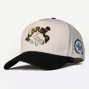 Gorra de Béisbol Estructurada de 5 Paneles con Visera Curva, Diseño Deportivo con Estampado de Leopardo/Puntos, Correa Ajustable, 100% Algodón, Venta al Por Mayor Personalizada - Product Image 2