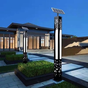 Aluminum Alloy <b>Outdoor</b> Garden Lamp IP65 Waterproof LED Light 5000K Daylight 30000 Hours Lifespan Type III Distribution Solar - Product Image 3