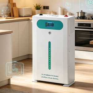 Baterai LiFePO4 Layar Sentuh Densitas Tinggi Bluetooth 51.2V 200Ah 6000 Siklus Penyimpanan Energi Rumah - Product Image 1