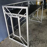 Cabina de DJ Plegable de Aluminio Mesa Truss Hecha a Medida Soporte de DJ para Eventos