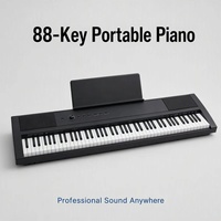 Piano numérique portable Beisite à prix d'usine, 88 touches, planche sonore professionnelle en bois massif, mécanique à marteaux Beffa, rechargeable, intégré