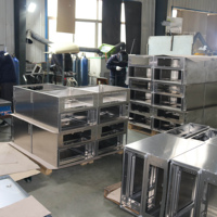 Fabrication de tôle sur mesure Acier et cuivre Estampage Découpe laser Traitement de pliage sur pièces en tôle d'aluminium