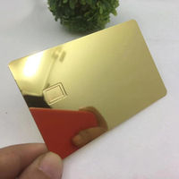 Carte Metalliche Personalizzate in Acciaio Inossidabile 4442, Adatte per Carte in Metallo Vuote e Incise