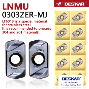 Cho deskar Chất Lượng Cao Thép Không Gỉ CNC Phay Chèn LNMU0303ZER-MJ Cho Lf6018 Cho Công Cụ Chuyển - Product Image 2