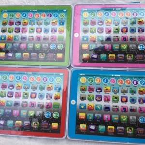 Tableta de Juguete Educativa en Inglés con Puntero Táctil, Lectura por Voz, Rompecabezas, Historias, Máquina de Aprendizaje para Niños, de Plástico, con Batería - Product Image 5