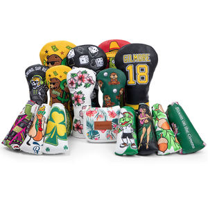 Fundas Protectoras para Palos de Golf Duraderas y de Primera Calidad, Fundas de Cuero para Putters de Golf, Fundas Protectoras Modernas para Drivers de Golf - Product Image 1