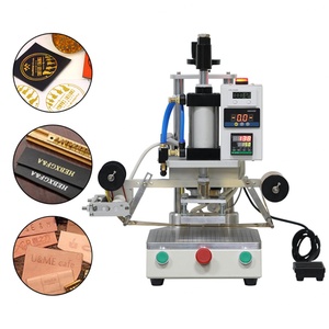 Semi-automatic High Quality <b>Digital</b> Pneumatic Hot Stamping Machine Embossing Hot Stamping Machine for Leather Marking - Product Image 1