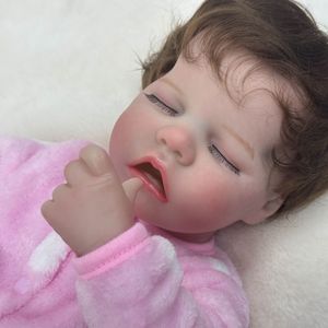 Muñeca Bebé Realista Sunnyfan W-08, Muñeca <span class=keywords><strong>Reborn</strong></span> Transfronteriza <span class=keywords><strong>de</strong></span> Vinilo Suave <span class=keywords><strong>de</strong></span> <span class=keywords><strong>Cuerpo</strong></span> Completo, Juguete <span class=keywords><strong>de</strong></span> Simulación, Regalo - Product Image 1