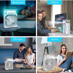 2026 Summer Portable Humidifier <b>Air</b> Conditioner <b>Fan</b> Personal Space <b>Cooler</b> Mist <b>Fan</b> Humidifier <b>Air</b> <b>Cooler</b> Water Cooling <b>Fan</b> - Product Image 2