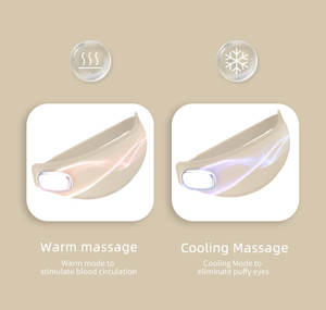 Pemijat mata getaran panas tanpa kabel, perangkat Perawatan Mata pengisian daya USB desain portabel rumah - Product Image 3