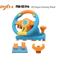 Volant de course double avec vibrations USB pour Switch/XB One, pédales PXN V3 Pro, volant de jeu pour PC/PS3/PS4/PS5