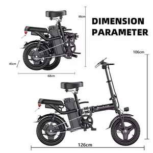 Mini vélo électrique <span class=keywords><strong>pliant</strong></span> bon marché de la Chine vélo électrique de production d'énergie automatique de batterie au lithium pour femmes - Product Image 5