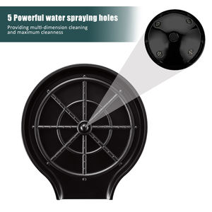 GEE-N <span class=keywords><strong>pas</strong></span> <span class=keywords><strong>cher</strong></span> noir mat Abs automatique <span class=keywords><strong>verre</strong></span> rinceur plastique <span class=keywords><strong>verre</strong></span> rondelle nettoyant cuisine évier tasse <span class=keywords><strong>verre</strong></span> rinceur - Product Image 6