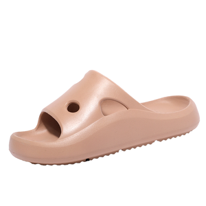OEM Custom Soft Non-Slip Plaid Pattern Cloud Slides Lightweight <b>Beach</b> Waterproof Pillow Slippers EVA Insole Evergreen Cushioning - Product Image 1