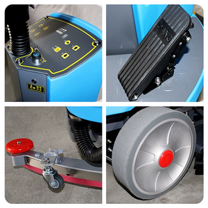 Machine de nettoyage de béton automotrice sans fil à piles conduite sans fil épurateur de sol commercial - Product Image 6