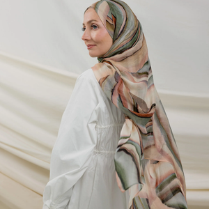 2025 personnalisé meilleure vente Premium élégant à la mode imprimé Modal Hijab nouveau Design respirant doux musulman Modal Hijab - Product Image 2