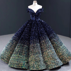 Abiti da Sera di Lusso con Paillettes Scintillanti, Vestiti Formali con Allacciatura sulla Schiena - Product Image 1