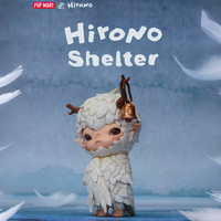 Figuras originales auténticas de POPMART Hirono Shelter Series, caja ciega, diseño aleatorio, juguetes coleccionables de acción, regalo para niños y niñas