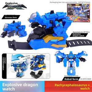 <span class=keywords><strong>Dino</strong></span> Tank X3 Véhicule de combat dinosaure transformable, robot en plastique, montre, <span class=keywords><strong>jouet</strong></span> Tyrannosaurus lanceur et transformateur pour garçon - Product Image 3