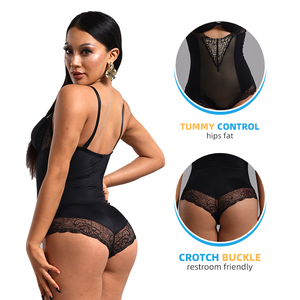 Century Beauty Fajas Body Shaper High Quality Seamless <strong>Lace</strong> <strong>Shapewear</strong> Bodysuit Tummy Control Women Thongs <strong>Shapewear</strong> - Product Image 5