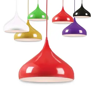 Lampe suspendue en aluminium au design moderne, luminaire décoratif d'intérieur, style rétro, idéal pour un salon de coiffure ou un restaurant