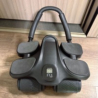 Nouveau Rouleau Abdominal Automatique à 4 Roues Écologique Unisexe pour la Maison, Outil d'Exercice Abdominal de 2,5 kg pour la Perte de Poids