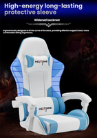 Fauteuil inclinable de nouvelle conception avec repose-pieds, en cuir PU, chaise de course, chaise de jeu pour les joueurs