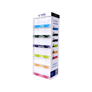 Eco-Friendly Customized Nicotine Pouches Display <b>Rack</b> acrylic nicotine bag display shelf with pushers - Product Image 3