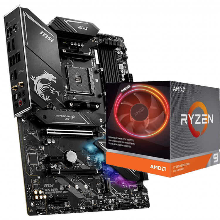 MSI MPG B550 GAMING EDGE WIFI AMD AM4 DDR4 M.2 USB 3.2 Gen 2