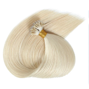 Jasmine Beauty New Arrival Nano tip hair extensions European Remy Hair Extensions Double Drawn Cuticle Aligned with Metal Tips - Product Image 1