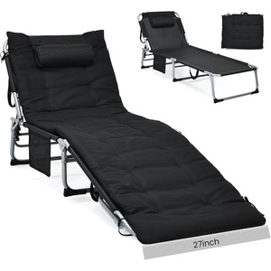 <span class=keywords><strong>Lit</strong></span> de camp pliable compact et portable pour l'extérieur, facile à installer, idéal pour le camping, le bureau, la randonnée, la moto, la plage - Product Image 1