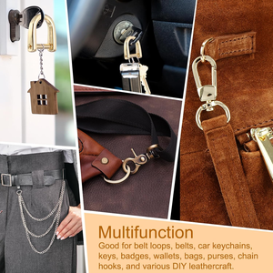 Correa <span class=keywords><strong>para</strong></span> Bolso con Hebilla en D Desmontable, Anillo en D en Forma de U, Herraje Metálico, Hebilla Ajustable <span class=keywords><strong>para</strong></span> <span class=keywords><strong>Cartera</strong></span>, Accesorio de Cadena <span class=keywords><strong>para</strong></span> Bolso - Product Image 6