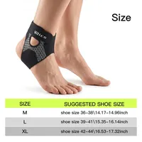 Attelle de cheville en nylon légère et très élastique pour l'hiver, absorption des chocs, soulagement de la pression, protection quotidienne sportive anti-entorse