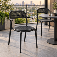 Chaise colorée écologique portable pour extérieur, patio, maison, bureau, hôtel, café, restaurant, mariage, banquet, fête, café