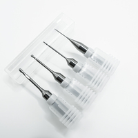 Fresas Dentales de Resina LUHLUH, Fresas para PMMA y PEEK 50L D4 D6*0.3/ 0.5/ 1.0 / 1.5 para Laboratorio Dental