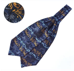 Paisley floreale blu asinet cravatta da uomo cravatta di <span class=keywords><strong>seta</strong></span> cravatta anacardi cravatta cravatta sciarpa da sposa - Product Image 4