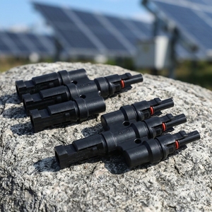 Connecteur photovoltaïque MUTAI 3 en 1 1500v IP67 de type T, câble de panneau solaire parallèle PV 50A T2 T3 T4 Conector MFFF + <span class=keywords><strong>MMMF</strong></span> - Product Image 1