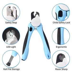 Kit de tondeuse coupe-ongles pour chien de toilettage robuste sites commerciaux en gros coupe-ongles international pour chat avec lime à ongles - Product Image 5