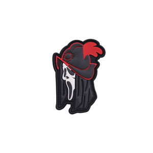 Parches de Fieltro de PVC Ecológicos con Lentejuelas 3D Personalizados con Diseño de Dios, Muerte, Fantasma y Grito para Prendas - Product Image 1