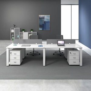 <span class=keywords><strong>Escritorio</strong></span> de Oficina Moderno y Ecológico LINOU <span class=keywords><strong>en</strong></span> Forma de <span class=keywords><strong>L</strong></span> <span class=keywords><strong>para</strong></span> 4 <span class=keywords><strong>Personas</strong></span>, con División, Cajones y Garantía de 5 Años <span class=keywords><strong>para</strong></span> Uso Comercial - Product Image 4