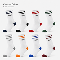 Chaussettes de cyclisme de haute qualité pour équipes, respirantes, avec soutien de la voûte plantaire et coussinets, idéales pour l'entraînement