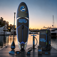 Planche de SUP gonflable pliable haut de gamme OEM personnalisée en Drop Stitch, stable et polyvalente, idéale pour les débutants en mer